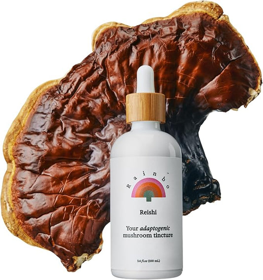 Reishi Mushroom Tincture - Dual Extract Mushroom Supplement - Immune Support, Mood, Sleep, Liquid Reishi Supplement, Vegan, Non GMO, 3.4 fl oz