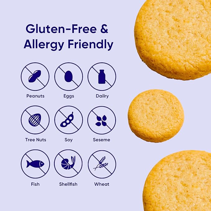 Partake Gluten Free Vanilla Wafers Cookies - Vegan - Free From the Top 9 Allergens Including Dairy, Wheat, Soy, Eggs, & Peanuts - Non GMO - Safe School & Office Snack (3 Pack, 7oz Boxes)