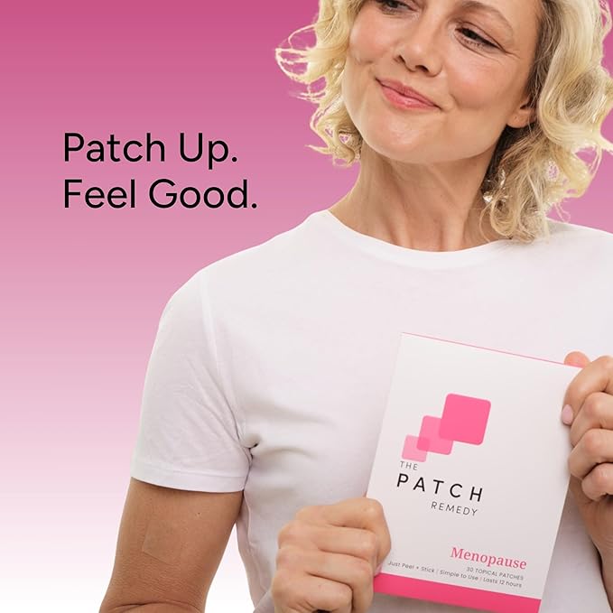 Menopause Patch | Black Cohosh, Damiana, Valerian, Ginger | 30 Patches