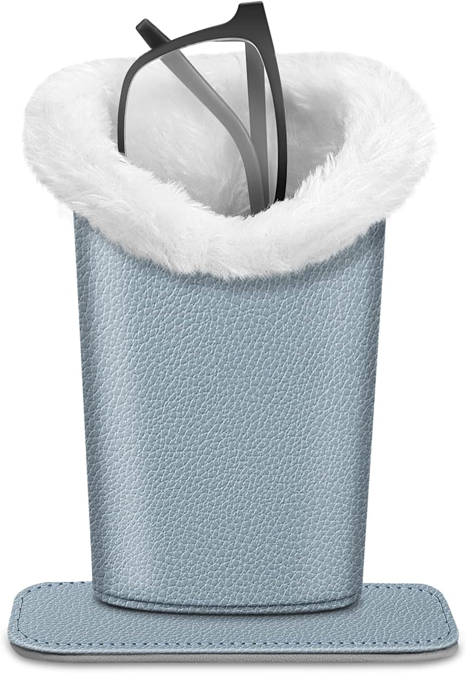 Fintie Plush Lined Eyeglasses Holder, Glasses Stand Case, Anti-scratch Glasses Storage Organizer for Desk, Nightstand, Office