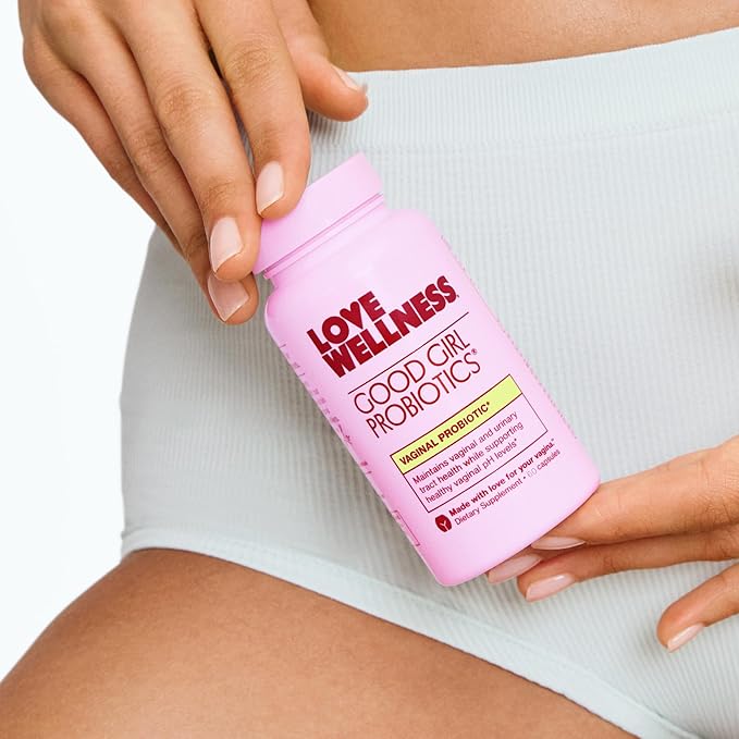 Love Wellness Good Girl Probiotics | Women's Vaginal Health Supplement | Vaginal Probiotics for Women pH Balance & Urinary Tract Health | Support Vaginal Odor & Flora | Old Formula | 30 Day Supply