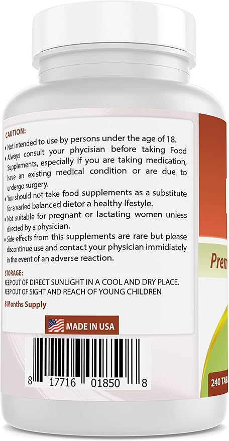 Best Naturals Boron Supplements 5 mg 240 Tablets (240 Count (Pack of 1))