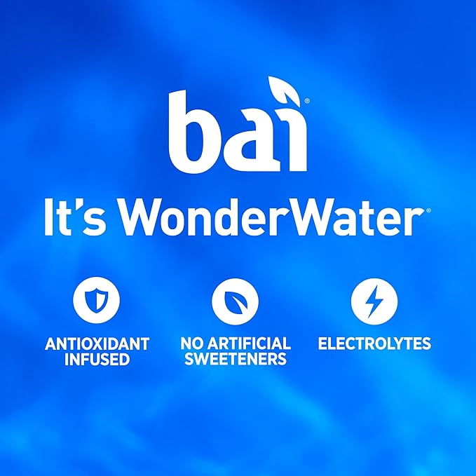 Bai Antioxidant Infused Water Beverage, Kula Watermelon, with Vitamin C and No Artificial Sweeteners, 18 Fluid Ounce Bottle, 12 Pack