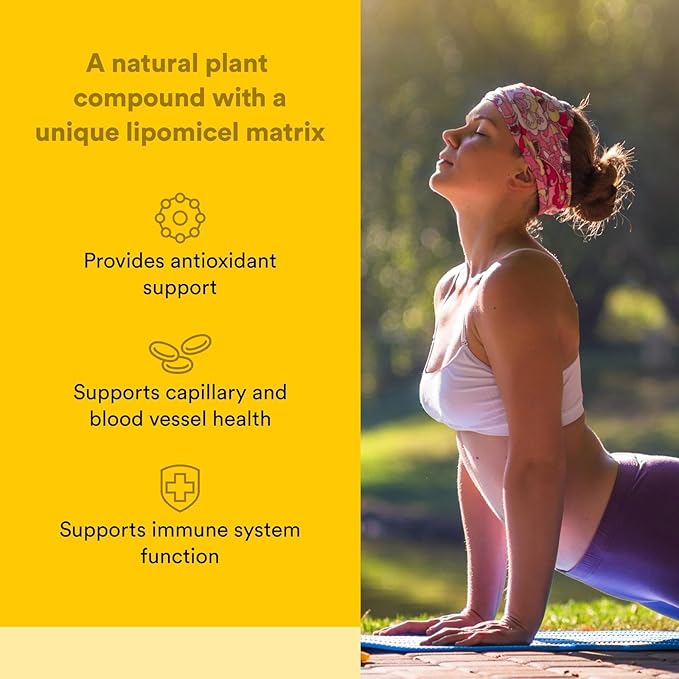 Natural Factors Quercetin LipoMicel Matrix for Superior Absorption, 120 Softgels