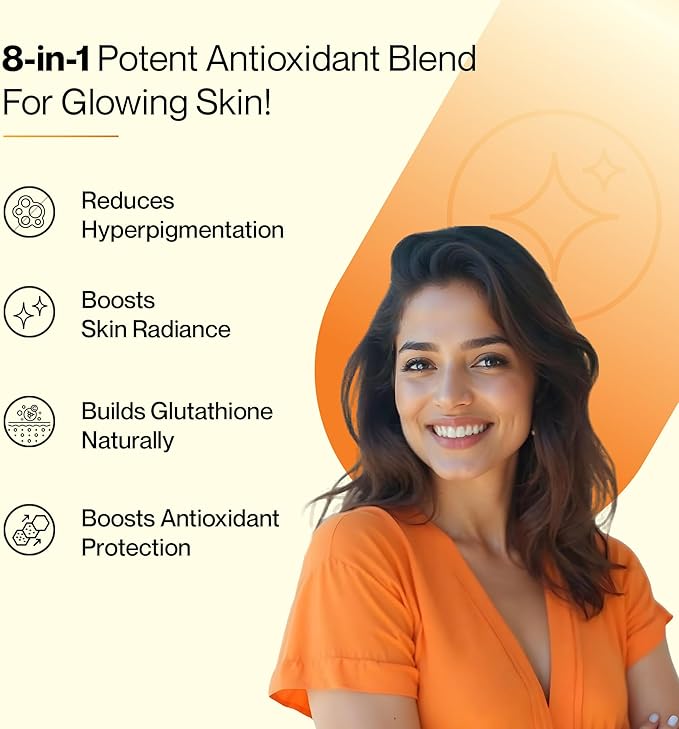 SETU Glutathione Effervescent Tablets with 500mg L-Glutathione & Vitamin C | Sugar-Free Antioxidant Supplement | Mixed Berry (Pack of 6)