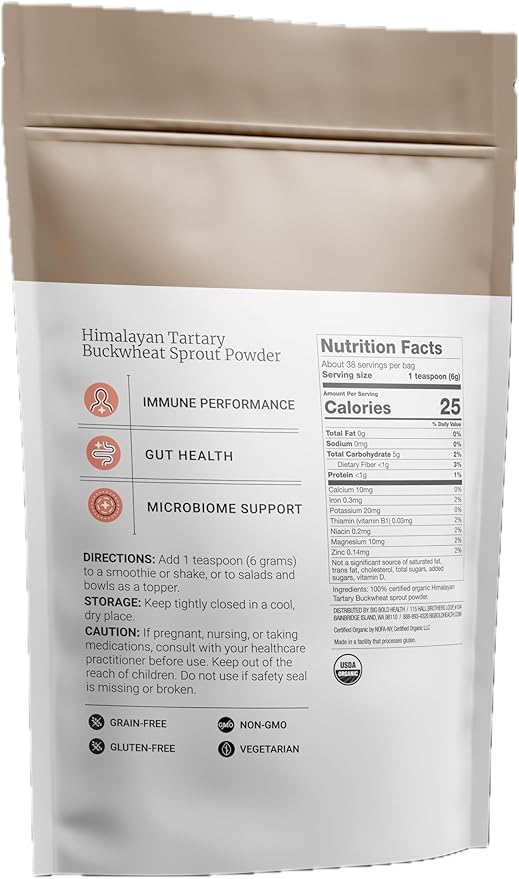 BIG BOLD HEALTH Himalayan Tartary Buckwheat Sprout Powder