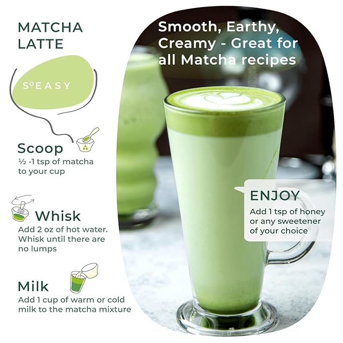 Matcha Powder from Japan, Organic Green Tea, No Sugar Added Tea Powder for Matcha Latte, Japanese Green Tea - Barista Grade Te Macha Organic - 1.1 lb/ 500g - by AprikaLife