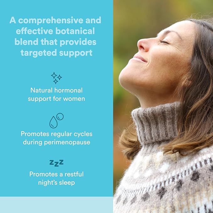 Natural Factors WomenSense MenoSense, Natural Supplement to Help Improve Menopause Symptoms, Vegan, Non-GMO, 180 Capsules