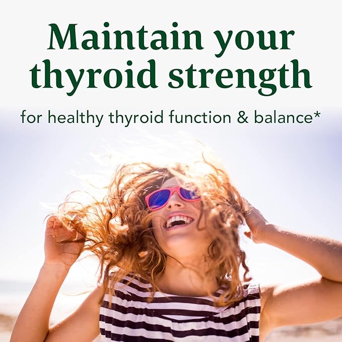 MegaFood Thyroid Strength - Mineral Supplement- Thyroid Support for Women with Ashwagandha, Zinc, Selenium, Copper, Iodine & L-Tyrosine - 90 Tabs (45 Servings)