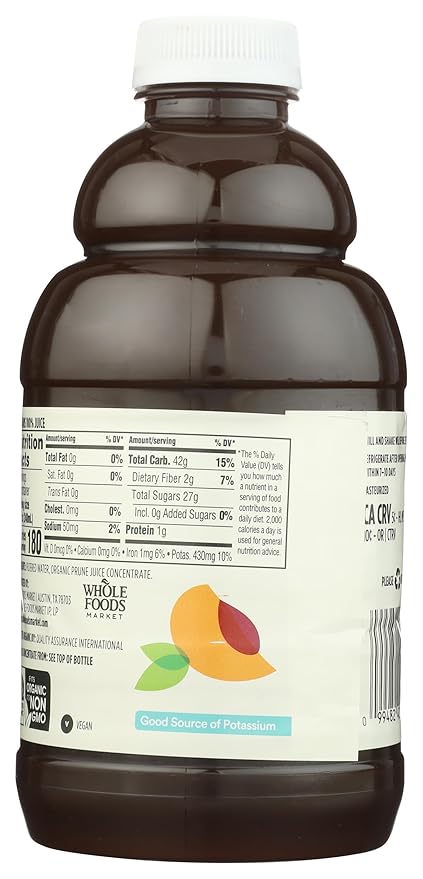 365 by Whole Foods Market, Organic 100% Prune Juice, 32 Fl Oz