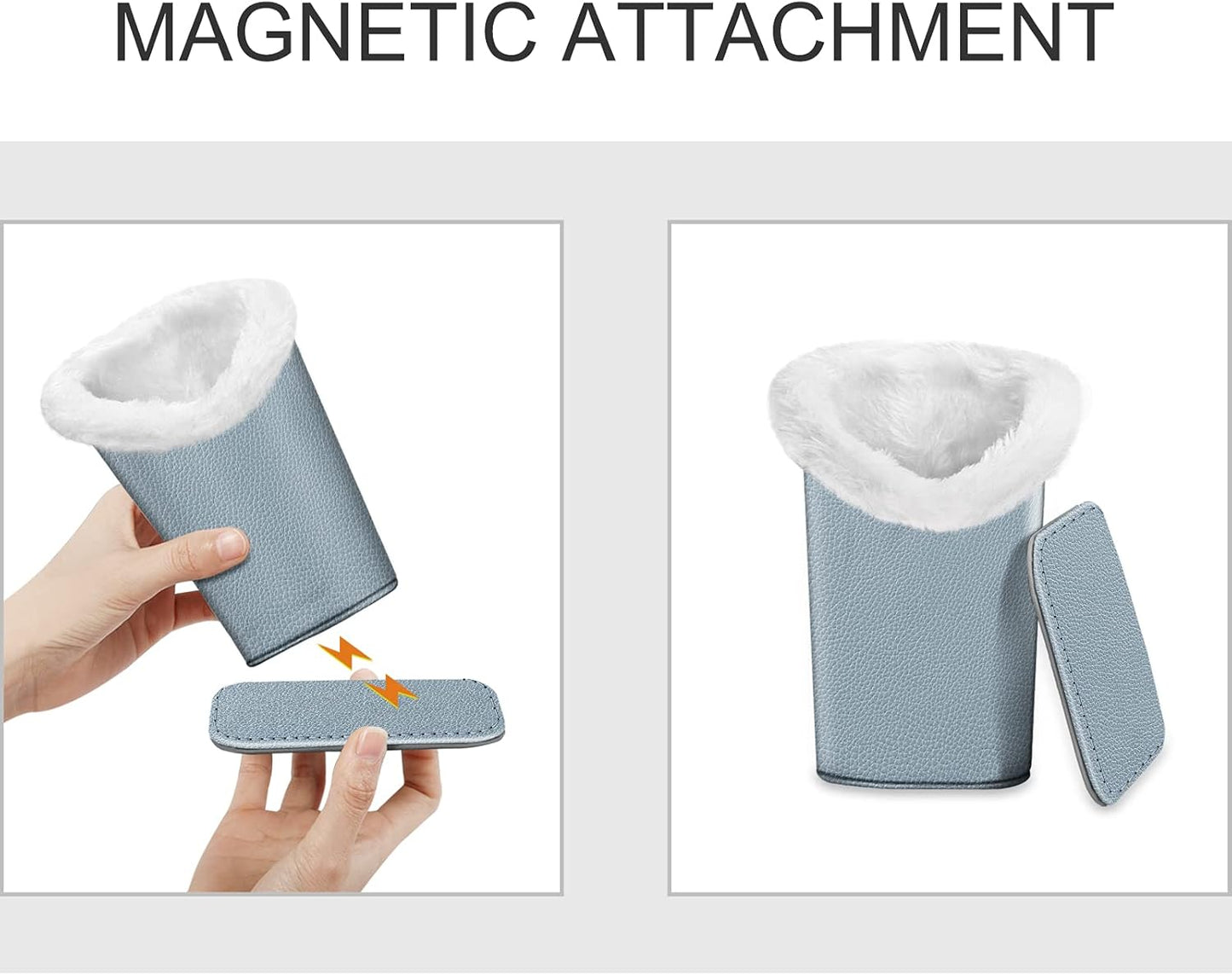 Fintie Plush Lined Eyeglasses Holder, Glasses Stand Case, Anti-scratch Glasses Storage Organizer for Desk, Nightstand, Office