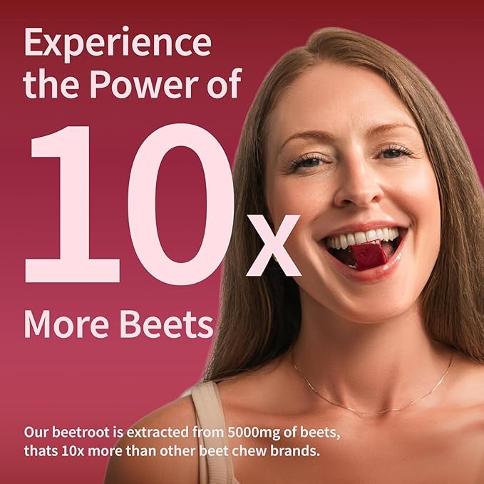 Snap Supplements USDA Organic Beet Root Powder, 3-in-1 Nitric Oxide Supplement, Support Healthy Blood Pressure and Blood Circulation, 250g (30 Servings (Pack of 1), Mixed Berry (Chews))