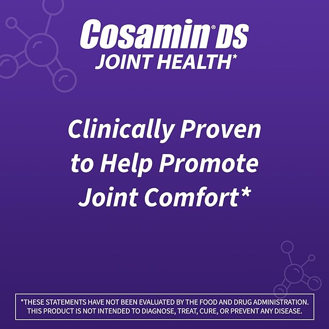 Nutramax Laboratories Cosamin® DS Joint Health Supplement with Glucosamine & Chondroitin for Men’s & Women's Joint Health, 108 Capsules