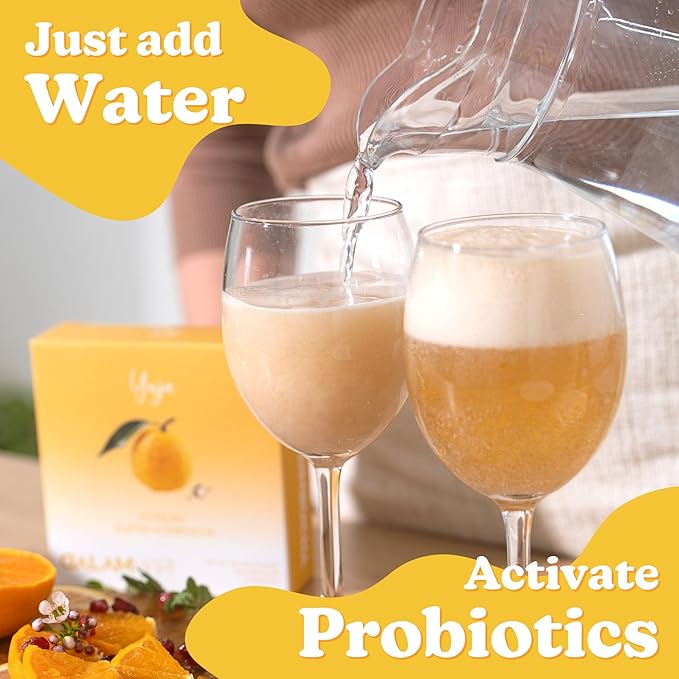 DALAMHARI Kombucha Powder | Citron Yuzu 20T | Kombucha Drink Probiotic Soda Urban Remedy Kombucha Synergy Scoby Kombucha Starter Kit Adaptogen Drink Health Ade Kombucha Tea Bubbly