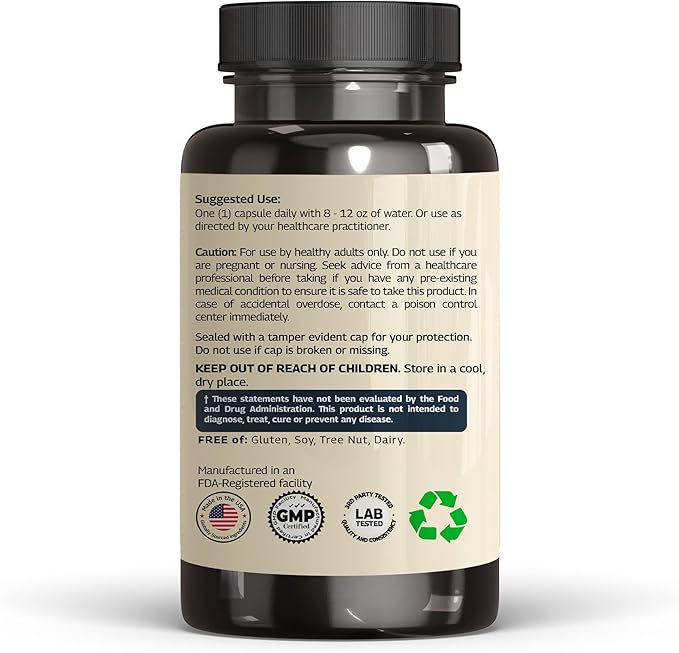 Urolithin A Supplement 500mg - Urolithin A+ for Powerful Antioxidants, Anti Aging and Mitochondrial Support, 30 Capsules