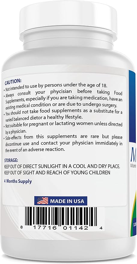 Best Naturals Taurine 1000 mg 250 Tablets - Supports Eye Health, Healthy Cellular Activity & Cardiovascular Health