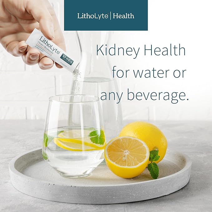 Kidney Health | Water & Beverage Enhancer 10 mEq, Developed by Urologists, 2 Pack (120 Sticks)