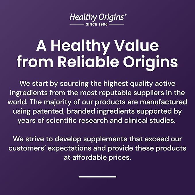 Healthy Origins L-Theanine 100 mg (AlphaWave, Supports Relaxation Without Drowsiness, Brain Support, Non-GMO, Gluten Free), 180 Veggie Caps