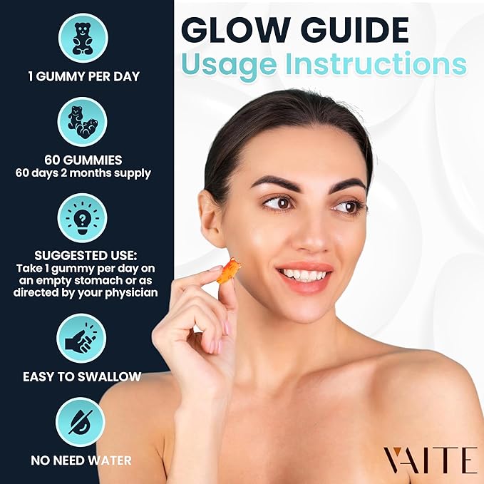 Phytoceramides Supplements Skin Hydration - 1000mg Gummies for Radiance & Youthful, Plant-Based Beauty Antioxidant Supplement for Women & Men, Supports Smoothness & Texture, 60 Vegan Chewables