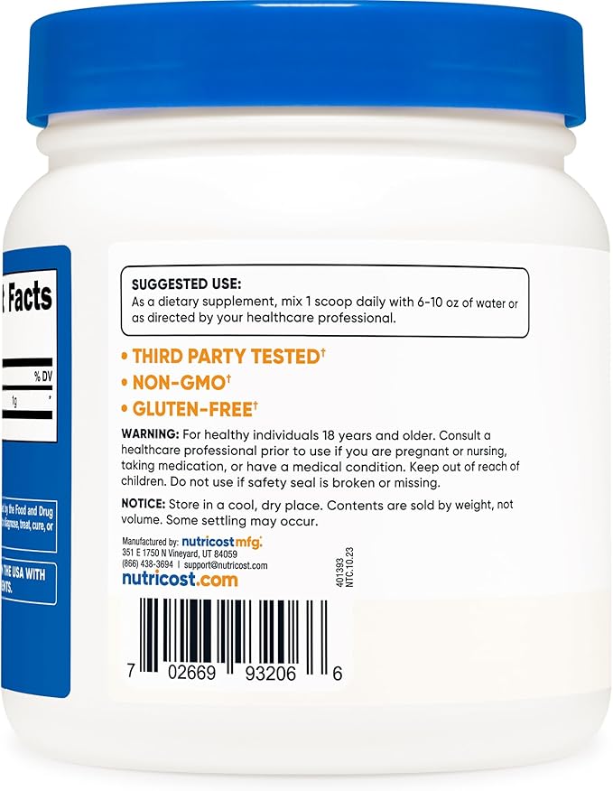 Nutricost Pure MSM Powder 500 Grams (Methylsulfonylmethane)