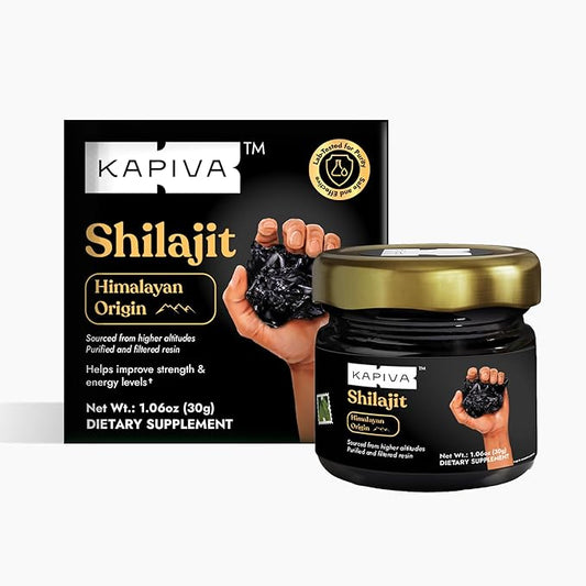 100% Pure Himalayan Shilajit Resin(30gm), High Potency for Men & Women | 120 Servings of 250mg | 80+ Trace Minerals, Upto 70% Fulvic Acid | Authentic | Natural Energy & Immune Support