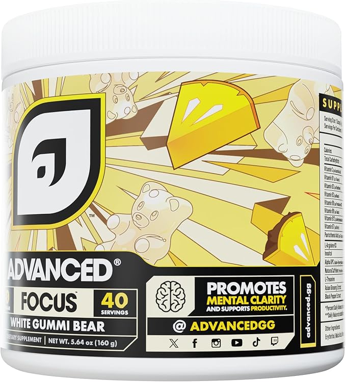 Advanced Focus Powder - White Gummy Bear