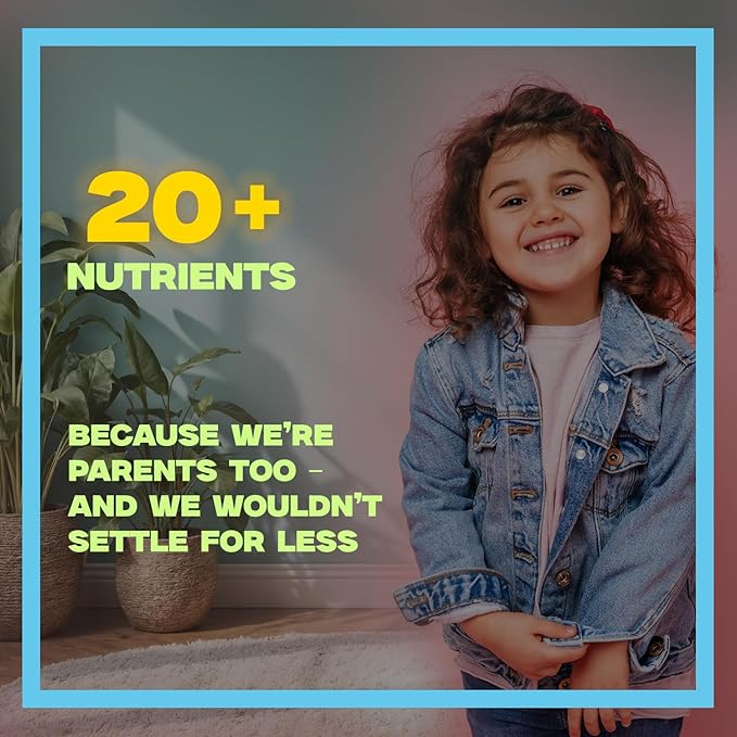 Kidbest Multivitamin Syrup for Kids 3-13 Years – Liquid Formula with 13 Nutrients for Appetite, Immunity, and Growth – Tasty Daily Vitamins for Stronger Kids | Toddler multivitamin for kids|200ml