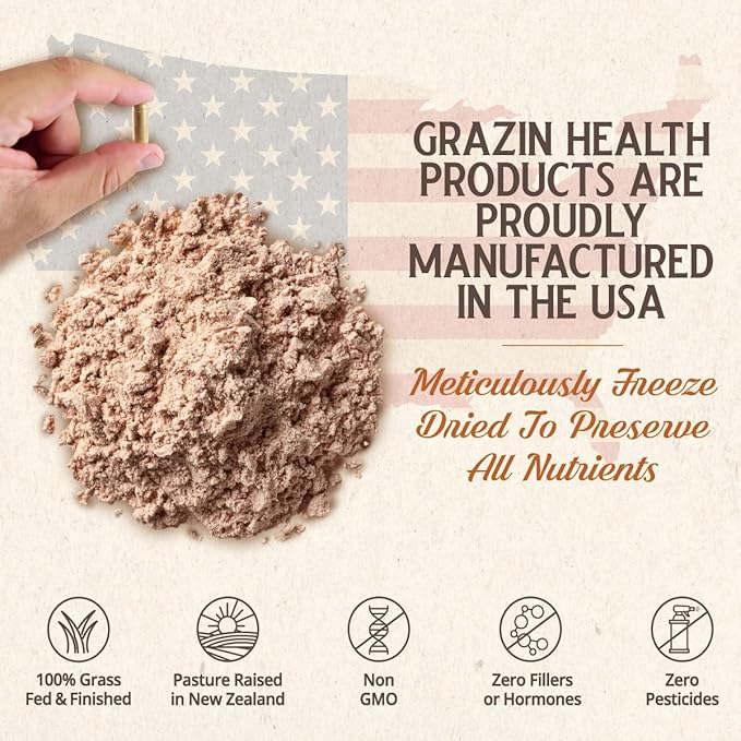 Beef Brain Capsules: 1500 Mg Brain/ 1500 Mg (30 Servings)