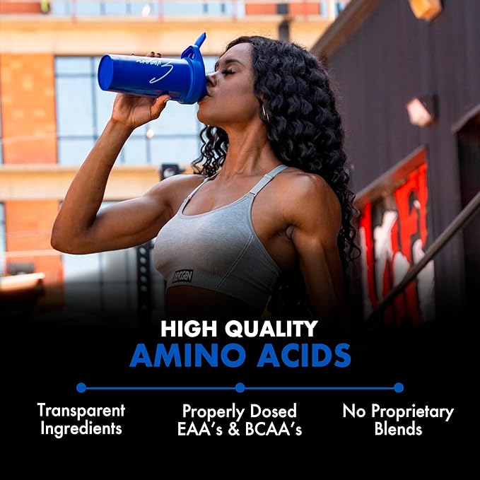 Evogen Amino K.E.M. - EAA & BCAA Powder Pump Volumizer | BCAAs Amino Acids Supplement for Blood Flow, Muscle Growth, & Hydration | Victory Punch | 30 Servings