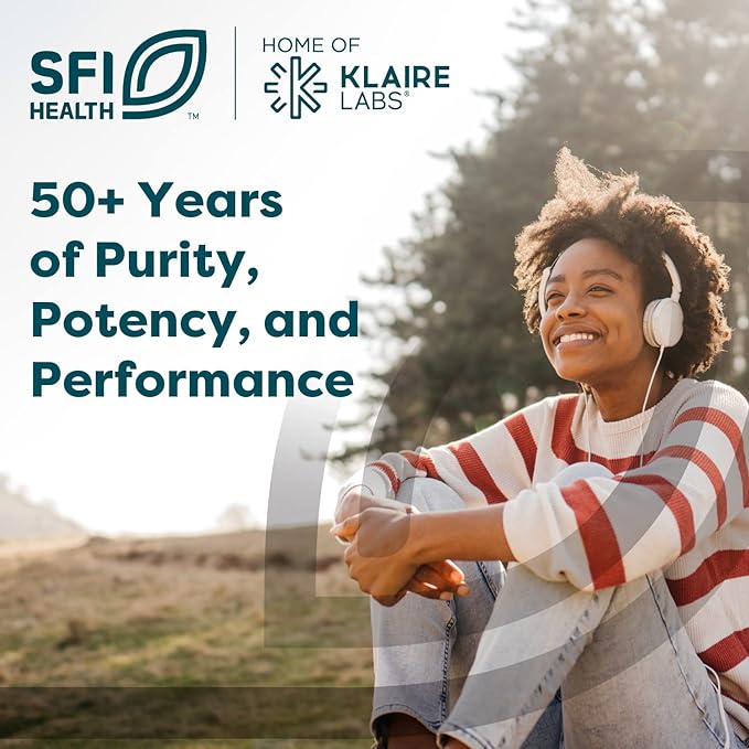 Klaire Labs SFI Health Vital-10 Probiotic - Immune & Digestive Support Supplement 5 Billion CFU 10 Species with Lactobacillus, Bifidobacterium & Streptococcus, Dairy-Free (100 Capsules, 2 Pack)