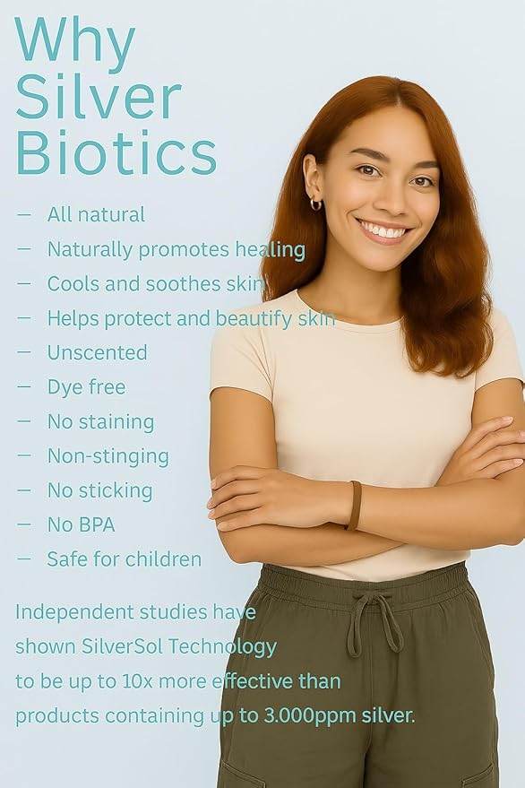 Silver Biotics Patented Multivalent SilverSol Technology | Ag₄O₄ 20 ppm Healing & Soothing Gel | Great for Healing Skin from Scars, Burns, Wounds, Blemishes & More | 4 Oz (Pack of 2)