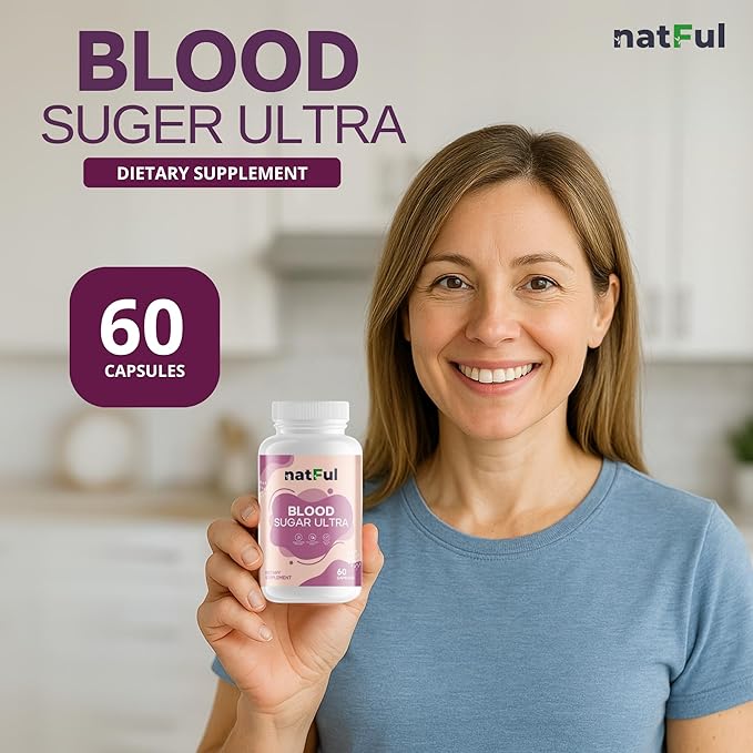 GlucoBalance Ultra, Metabolic Wellness Supplement with Chromium, Biotin, Banaba Leaf, Bitter Melon, 60 Vegetable Capsules, 5 oz