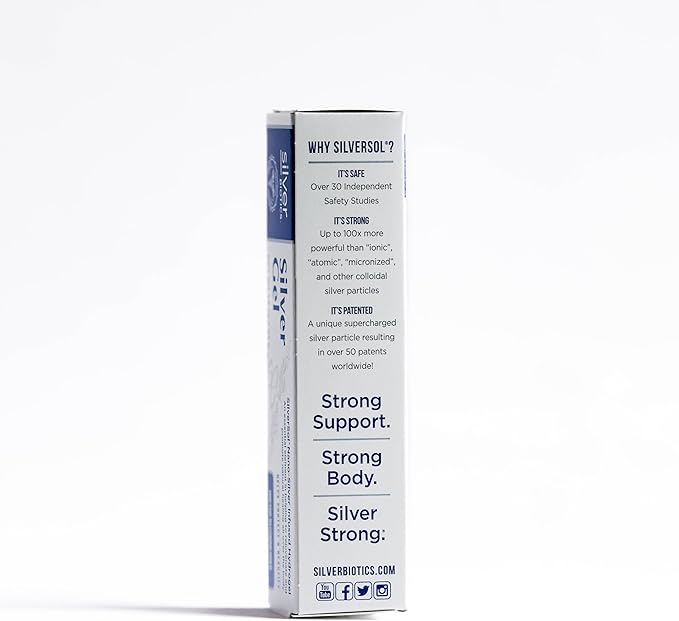 American Biotech Labs Silver Biotics Patented Multivalent SilverSol 20 PPM Soothing Skin Gel | Versatile 1.5 oz for Skin Comfort and Wellness