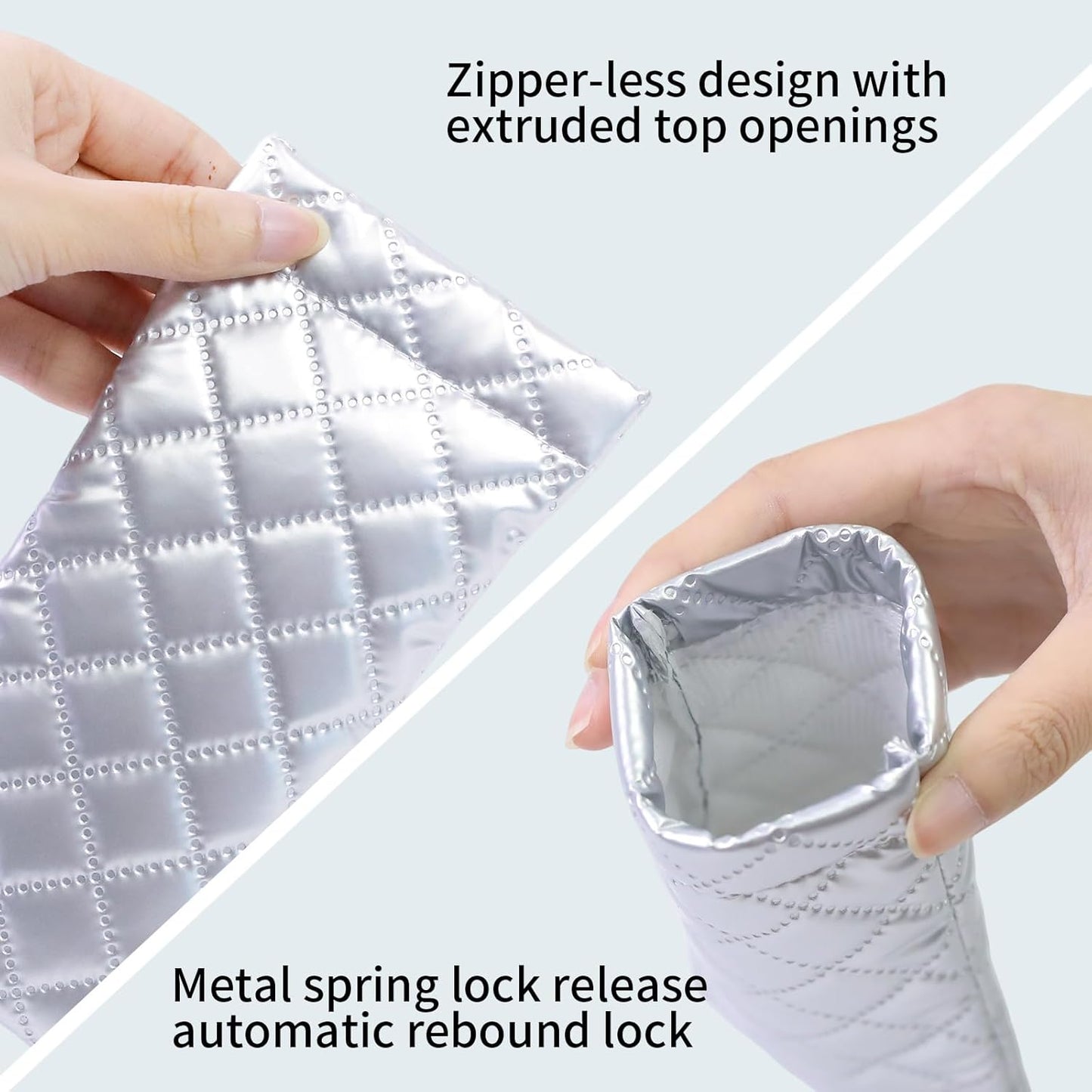 Double Eyeglass Case Soft Dual Glasses Case for Women Men Travel Squeeze Top Sunglasses Cases Eyeglasses Pouch