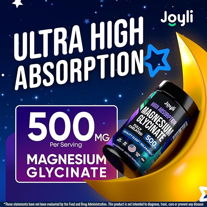 Magnesium Glycinate 500MG - Magnesium for Sleep - High Absorption Chelated Mag Supplement - Glicinato De Magnesio 400mg + 100mg - Mag Glycinate for Women, for Kids - 200 Vegan Capsules