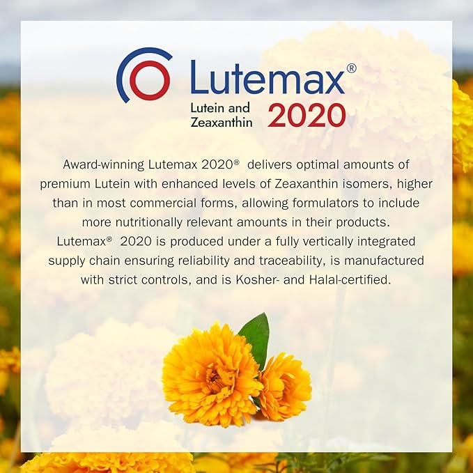 Eye Vitamins with Lutein and Zeaxanthin,Patented Eye Formula,Recommended by NIH,Advanced Bilberry & Astaxanthin,Vitamins A, C, E, B12 & Minerals, Eye Health & Vision Protection, 60 Softgels
