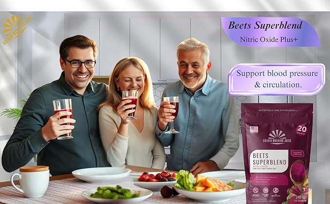 Beets Superblend 100% Freeze Dried Powder Juice, Beets, Pomegranate, Avocado, Kale, Banana, Monk Fruit, No Sugar Added.