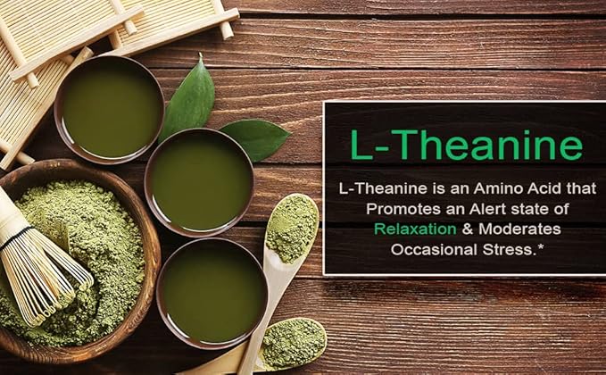 Smarter L-Theanine 250mg Supplement, in Non-GMO Flaxseed Oil, 50 Liquid Softgels