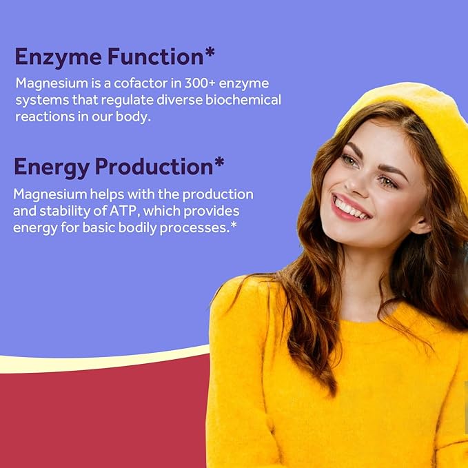 Doctor's Recipes Magnesium Glycinate Supplement, Non Buffered & High Absorption Magnesium, Easy on Stomach, Support Calm, Bone, Heart, Energy, Nerve, 180 Capsules (Pack of 2), 6 Month Supply