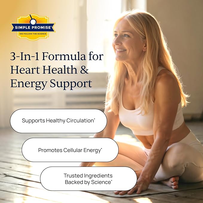 CardioClear7 - Coenzyme Q10 (CoQ10) and PQQ Heart Health Supplement with Shilajit - Supports Circulation, Cellular Energy & Daily Vitality for Cardiovascular Health - 30 Capsules
