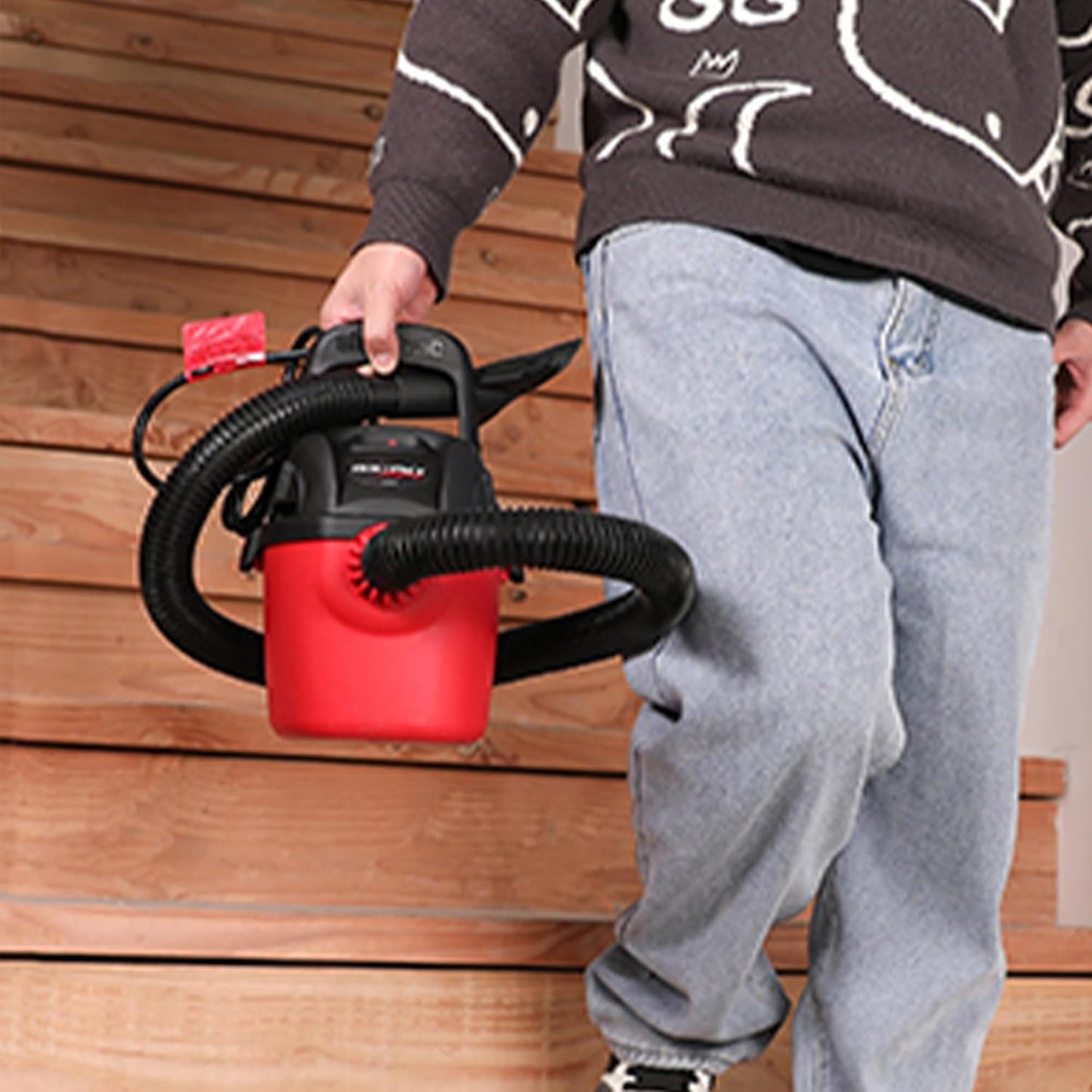 Shop-Vac 2021000 1 Gallon 1 Peak Wet/Dry Vac, Portable Compact Micro Vacuum with Collapsible Handle Wall Bracket & Multifunction Accessories Uses Type A Filter Bag & Type MM Foam Sleeve