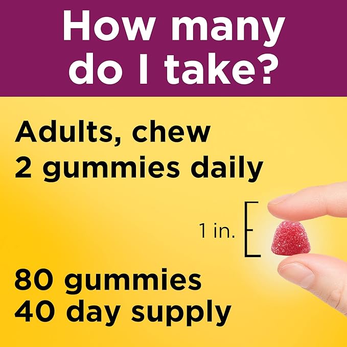 Nature Made Womens Gummy Multivitamins with Omega-3, Multivitamin for Women for Daily Nutritional Support, 80 Gummies, 40 Day Supply