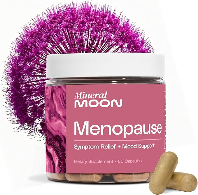 Menopause Supplements for Women - Science-Backed Formula for Hot Flashes, Mood Swings & Night Sweats Relief - Perimenopause/Menopause Relief - Antioxidant, Hormone Balance - 60 Capsules