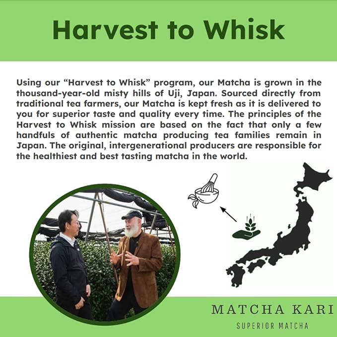 Matcha Kari - Organic Sweetened Matcha Mix, Cafe Style Green Tea Latte Powder, Easy to Mix - 2.2 Pound Bag (1 kg)