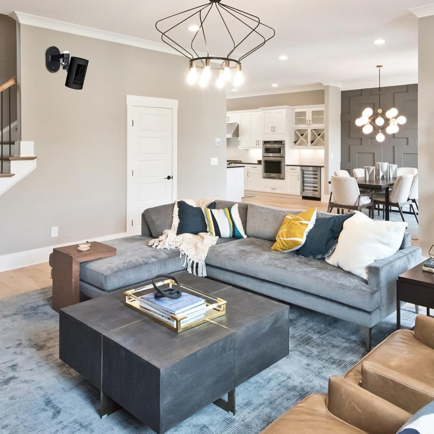 ALERTCAM 2Pack Adjustable Security Wall Mount Bracket for Stick Up Cam & Outdoor Cam Plus, Perfect View Angle for Your Surveillance Camera System - Black