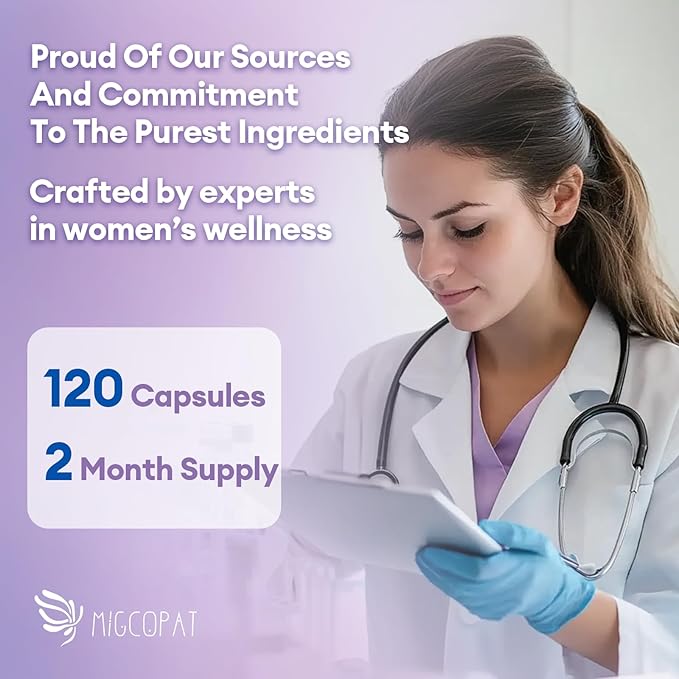 Vaginal Probiotics for Women – Vaginal Moisture Capsules-Plant-Based Capsules with Slippery Elm, Fenugreek & Kacip Fatimah – Support Vaginal Moisture & Internal Comfort – 120 Count