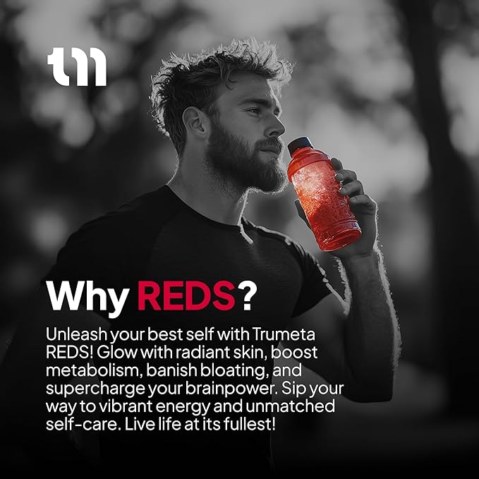 Reds Powder Jar - for Immune Support and Memory I Reds Superfood Powder Antioxidants Polyphenols Blend with Acai Berry, Goji Berry, Pomegranate