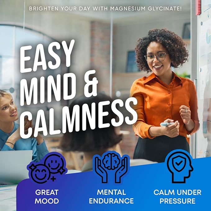 Magnesium Glycinate 500MG - Magnesium for Sleep - High Absorption Chelated Mag Supplement - Glicinato De Magnesio 400mg + 100mg - Mag Glycinate for Women, for Kids - 200 Vegan Capsules