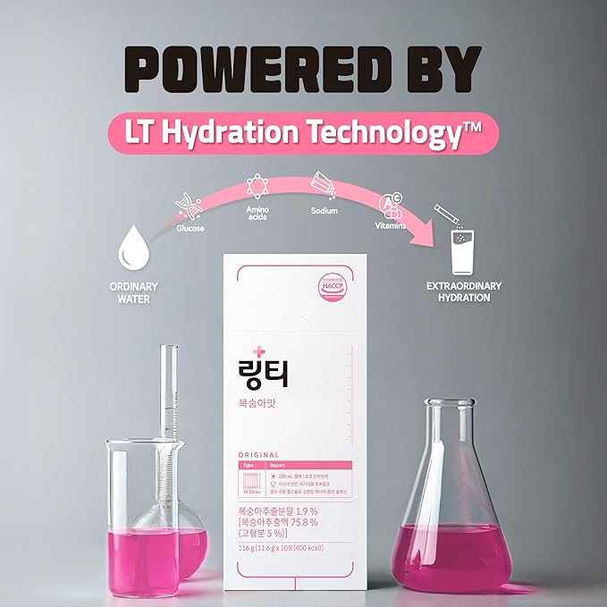Doctor Developed Electrolyte Drink Mix - Peach Flavor | Rapid Hydration | Essential Vitamins | Oral IV Solution | Fast Recovery | Workout Drink | Party Recovery | Maximum Absorption | 10 Count