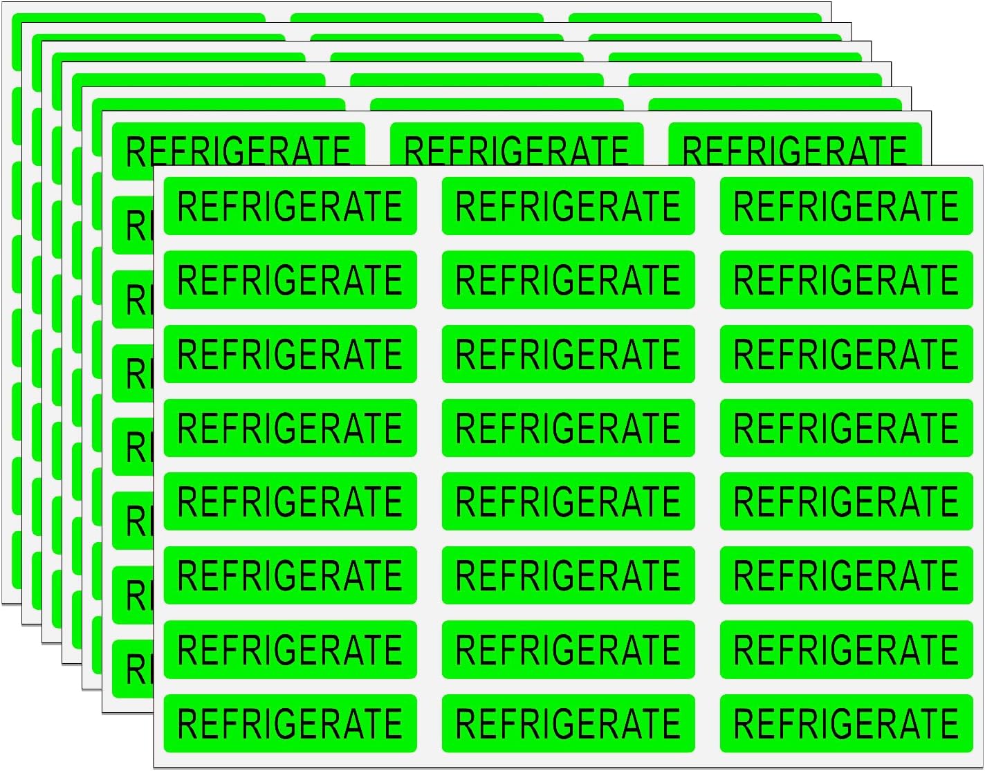 Keep Refrigerated Stickers,Refrigerator Labels for Medication Pharmacy Auxiliary Sign,Waterproof Vinyl Labels Cold Freeze Warning Signs for Food Pill Medicine(240PCS,0.39"x1.57")